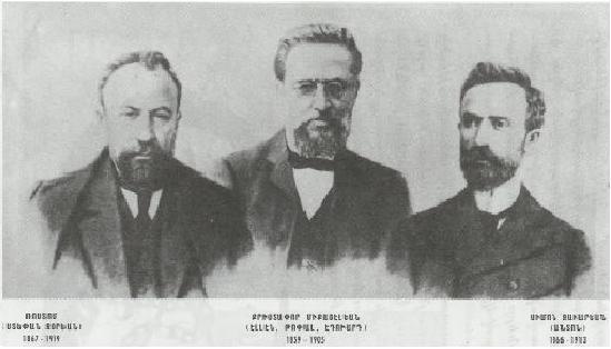 File:Founders of the Armenian Revolutionary Federation Stepan Zorian, Christapor Mikaelian, Simon Zavarian.jpg