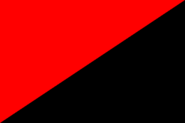 Bandiera rosso-nera
