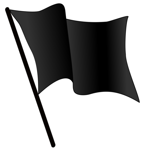 File:Black flag waving.png